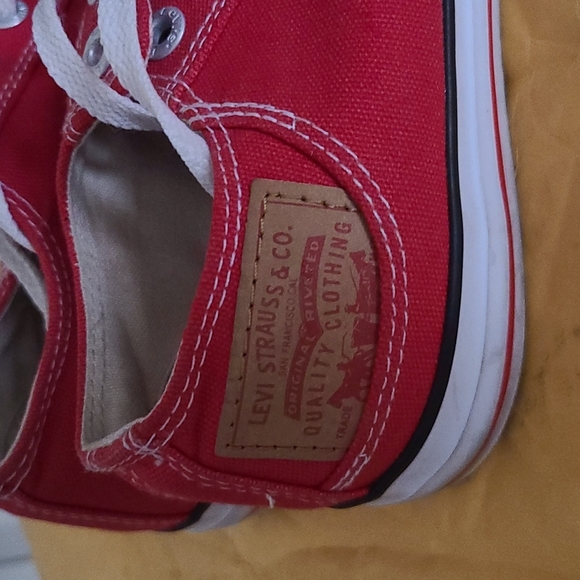 Red Levi Strauss & Company Converse - Picture 2 of 3